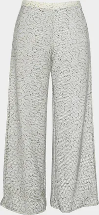 Sunshine 79 Shine Sequined Crochet Beach Pants