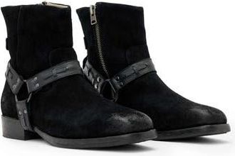 AllSaints Milton Harness Boot in Black at Nordstrom Rack, Size 11