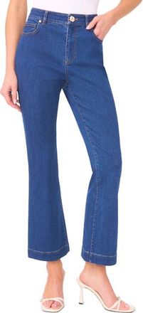 CeCe by Cynthia Steffe High Waist Flare Leg Ankle Jeans in Rivera Blue at Nordstrom, Size 12