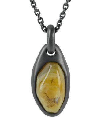 Parts Of Four sterling silver Halos calcite necklace - Black