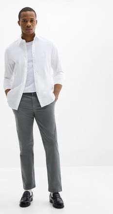 BOSS Mens Minimalist stretch chinos Straight fit