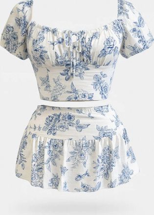 Love Tree Womens Rose Set In Blue