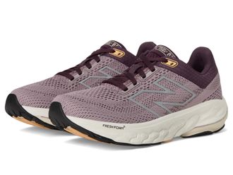 New Balance Womens Fresh Foam X 860 V14 Running Shoe, Ice Wine/Plum Brown/Silver Metallic, 7 Wide