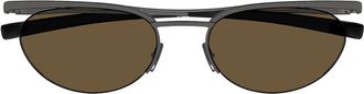 Saint Laurent Sunglasses Sl 862 003 Ruthenium/Brown Unisex