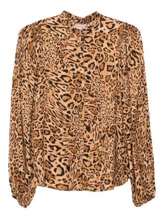 Twin-Set Animalier Print Shirt