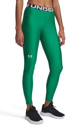 Under Armour HeatGear Leggings in Team Kelly Green //White at Nordstrom, Size Xx-Large