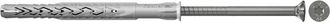 Fischer 50x Taco Largo Sxrl 8 X 140 Mm T Tornillo Cabeza Avellanada Acero Inoxidable A4 - 540125