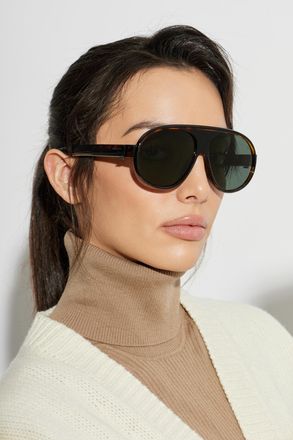 Moncler Vantaj Sunglasses, Unisex, Brown
