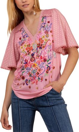 Hale Bob Keilani Short Sleeve Knit Top