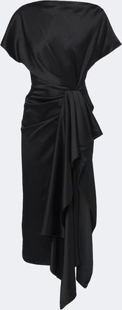 Roksanda Ilincic Zoa draped satin midi dress