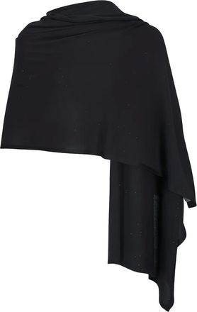Kinross Cashmere Sciarpa effetto brillante - Nero