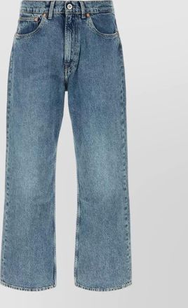 Our Legacy denim trousers belt loops contrast stitching