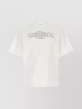 Casablanca organic cotton oversized short-sleeve t-shirt