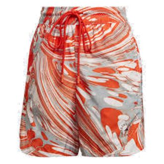 adidas (WMNS) adidas by Stella McCartney TruePurpose Printed Training Shorts Asia Sizing Orange White HI6043