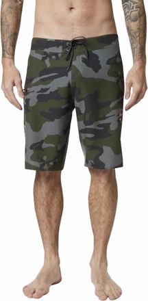 Fox Mens Overhead Camouflage Stretch Boardshorts In Green Camo
