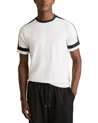 Reiss Grand Oversized Texture T-Shirt