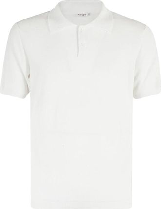 KANGRA Klassieke Polo Shirt voor Mannen - Heren - Polos - Wit - L - Katoen - Tops