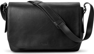 Shinola Runwell Leather Messenger Bag in Black at Nordstrom