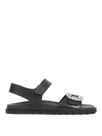 Roger Vivier Slidy Viv Strass Sandals