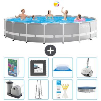 Intex Piscina Prism Frame Redonda - 610x132 Cm - 9-piezas S610