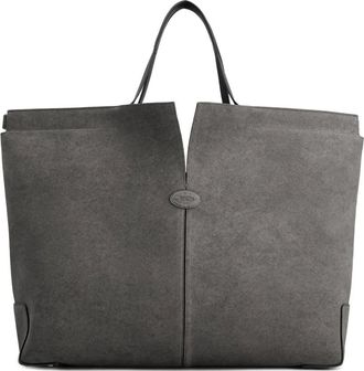 Tod's Borsa tote Di Bag Folio maxi - Grigio