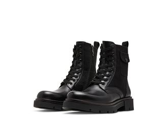 Steve Madden Reacher Mens Boots Black : 8.5 D - Medium, Leather/Rubber