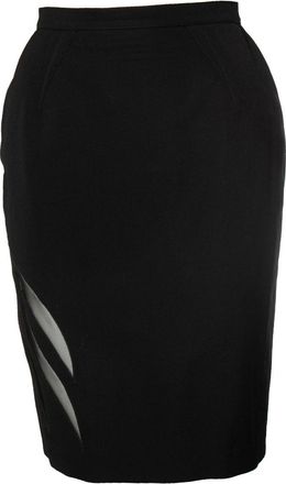 Thierry Mugler minirok met transparante details