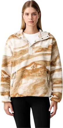 Columbia Helvetia II Sherpa Fleece Printed - Dames - Fleece jassen - Beige - XL - Polyester - Fitness