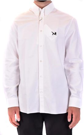 Calvin Klein Stijlvolle casual shirtcollectie - Heren - Casual Overhemden - Wit - XL - Katoen - Overhemden