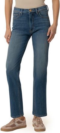 Kut from the Kloth Blair Fab Ab High Waist Ankle Straight Leg Jeans in Razor at Nordstrom, Size 10
