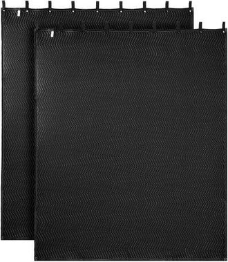 OEM Mantas Insonorizantes 2 Piezas, Manta De Amortiguaci&oacute;n Ac&uacute;stica Espesa 2438 X 2032 Mm Con Ojales, Cortinas Insonorizadas Para Estudio, Bloqueador De L