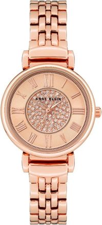 Anne Klein Womens Classic Rose gold Dial Watch