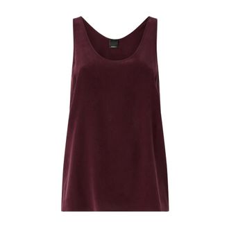 Pinko Sleeveless Tops, female, Brown, Size: 3XL Sleeveless Tops
