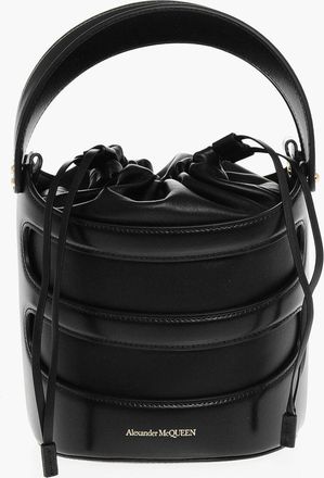 Alexander McQueen Borsa Bucket in Pelle THE RISE con Tracolla Removibile Alexander McQueen