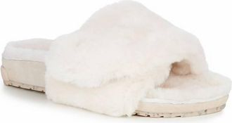 Emu Womens Musica Adjustable Sheepskin Slide Slipper In Natural
