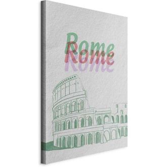 OEM Pintura - Roma En Acuarela (1 Parte) Vertical