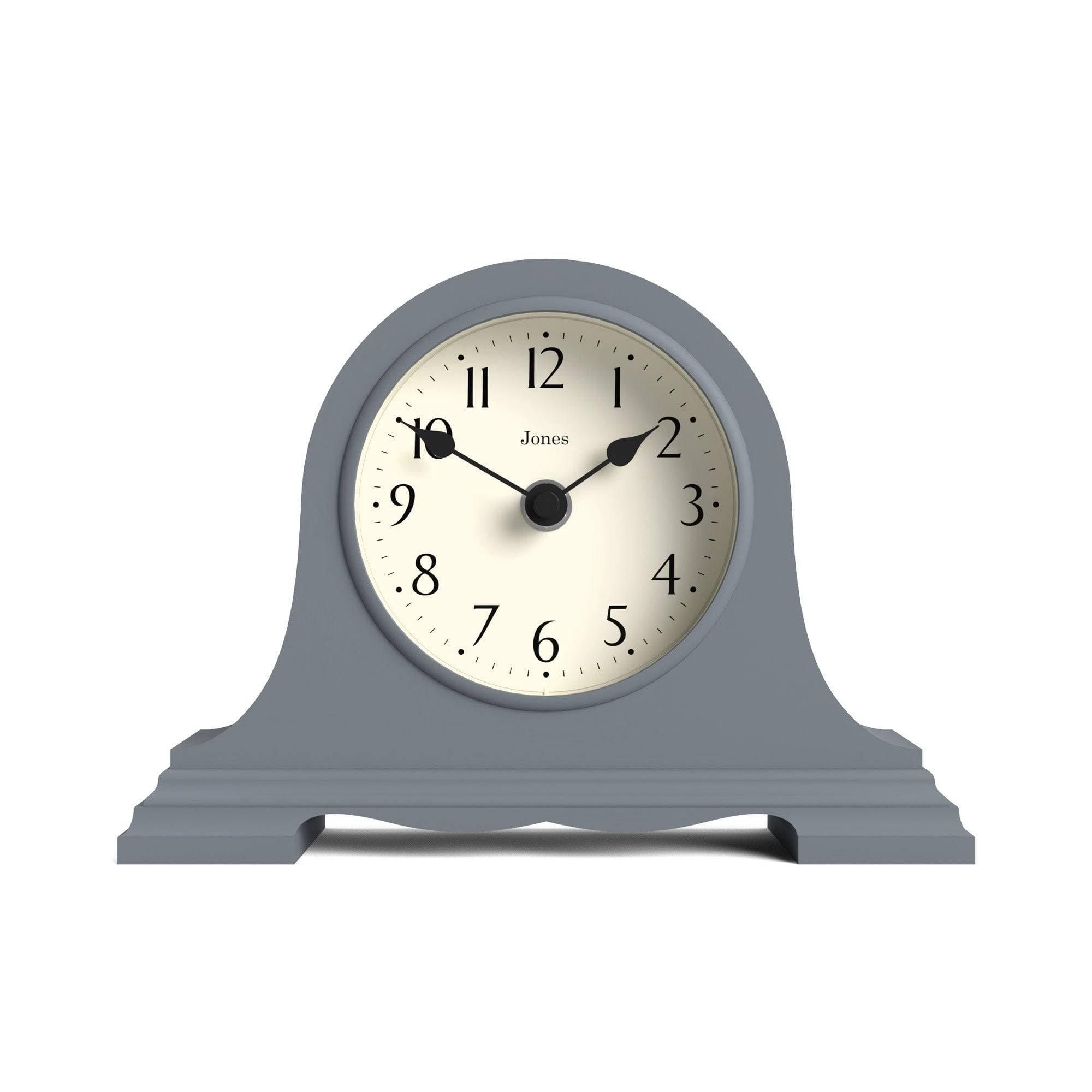 JONES CLOCKS Retro-Wanduhr – 25 Cm Quadratisch, Neo-mintgrün, Gut Ablesbar