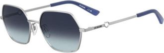 Love Moschino MOL084/S 010/08 Womens Sunglasses Silver Size 56
