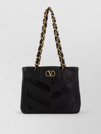 Valentino Garavani la seine leather chain shoulder bag