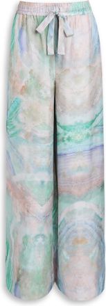 Zimmermann Illuminate Printed Silk Trousers - Multicoloured 1 - 3 (UK 14 / L)