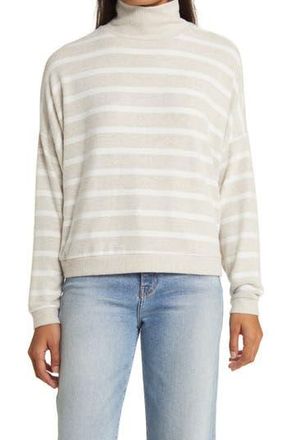 Lucky Brand Cloud Mock Neck Sweater in Oatmeal St at Nordstrom Rack, Size X-Small