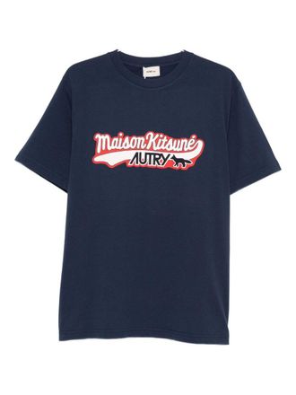 Autry Short-Sleeved Blue T-Shirt