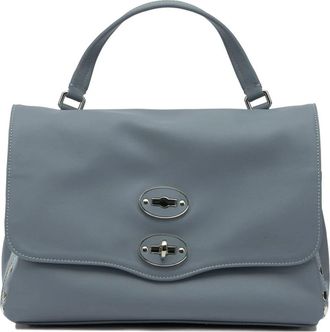 Zanellato Postina Saeta S - Dames - Handtassen - Blauw - ONE Size - Leer - Tassen