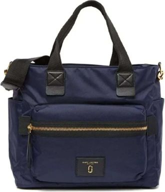Marc Jacobs Stijlvolle Leren Tas - Dames - Shoppers - Blauw - ONE Size - Tassen