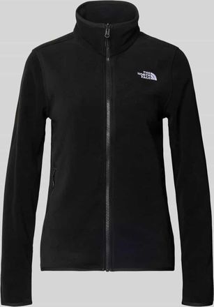 The North Face Fleecejacke mit Label-Stitching Modell GLACIER in Black, Gr&ouml;&szlig;e XL