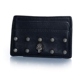 Alexander McQueen Alexander McQueen Pre-owned Mens black leather card holder - One Size