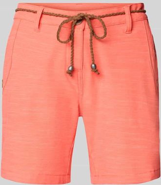 G.I.G.A. DX Bermudas mit Bindeg&uuml;rtel und Eingrifftaschen in Koralle, Gr&ouml;&szlig;e 38