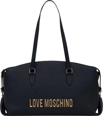 Love Moschino Shopper tas - Dames - Tassen - Zwart - Maat: ONE Size Leer