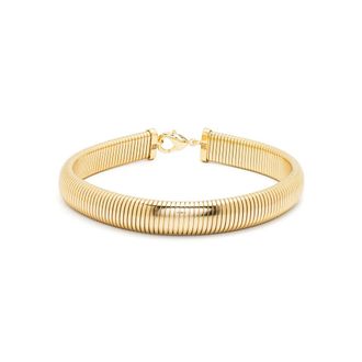 Federica Tosi Necklaces, female, Yellow, Size: ONE SIZE Gold Plated Snake Chain Necklace