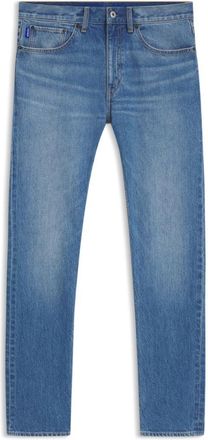HUGO BOSS Slim-fit jeans in stretch bright blue denim